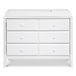DaVinci Jenny Lind Spindle 6-Drawer Dresser in White