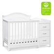 DaVinci Charlie 4-in-1 Convertible Mini Crib-Changer in White