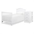 DaVinci Charlie 4-in-1 Convertible Mini Crib-Changer in White