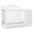 DaVinci Charlie 4-in-1 Convertible Mini Crib-Changer in White