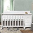 DaVinci Kalani Traditional Wood 4-in-1 Convertible Crib & Changer in White