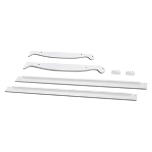 DaVinci Kalani Full-Size Pine Wood Bed Conversion Kit In White