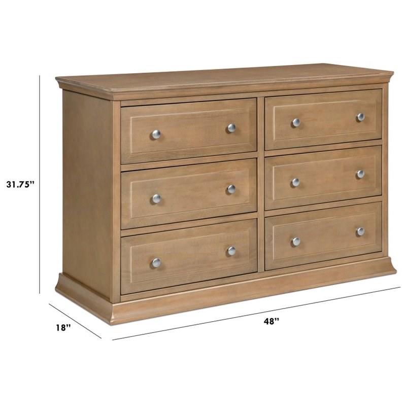 DaVinci Signature 6-Drawer Double Dresser in Hazelnut