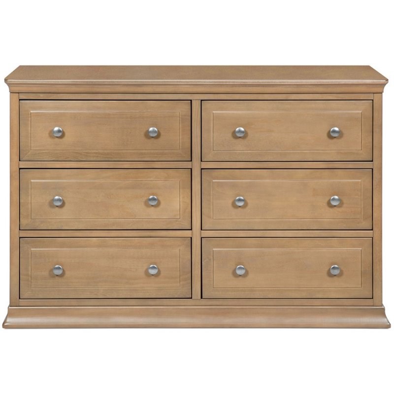DaVinci Signature 6-Drawer Double Dresser in Hazelnut