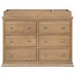 DaVinci Signature 6-Drawer Double Dresser in Hazelnut
