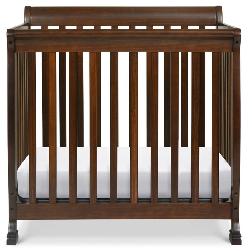 wood mini crib