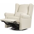 DaVinci Hayden Polyester Fabric Recliner and Swivel Glider in Natural Oat