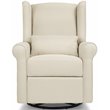 DaVinci Hayden Polyester Fabric Recliner and Swivel Glider in Natural Oat