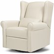 DaVinci Hayden Polyester Fabric Recliner and Swivel Glider in Natural Oat