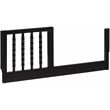 DaVinci Jenny Lind Pine Wood Mini Toddler Bed Conversion kit in Ebony