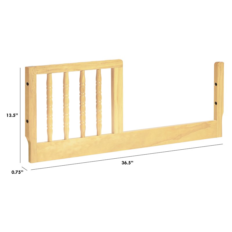 DaVinci Jenny Lind Pine Wood Mini Toddler Bed Conversion kit in Natural