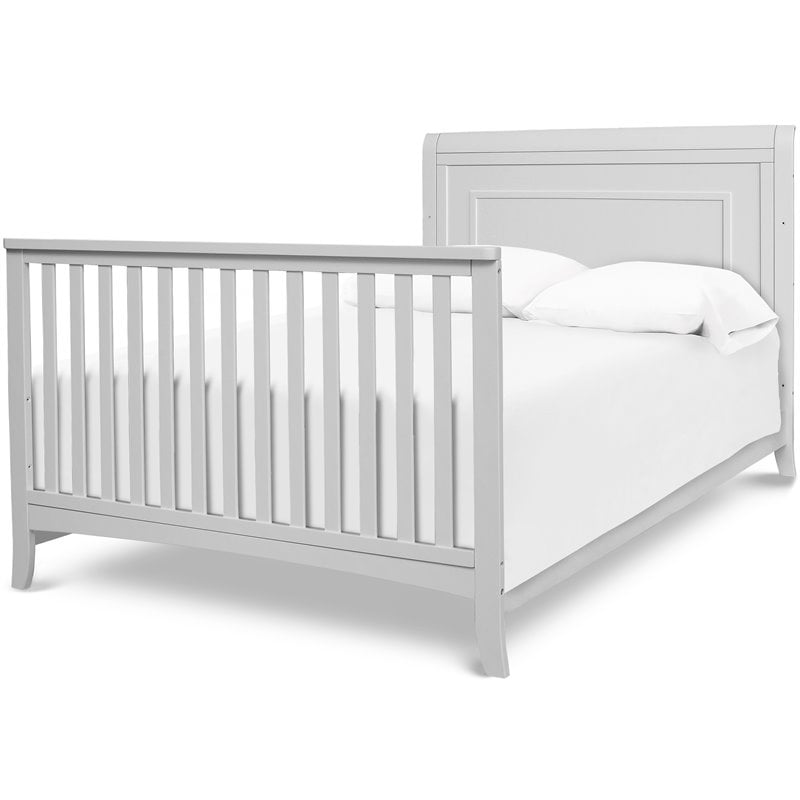 DaVinci Anders Pine Wood 4-in-1 Convertible Crib in Cloud Gray