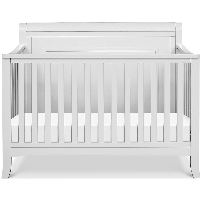 DaVinci Anders Pine Wood 4-in-1 Convertible Crib in Cloud Gray