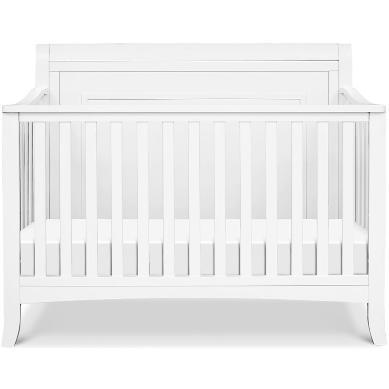 DaVinci Anders Pine Wood 4 in 1 Convertible Crib in White