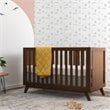 DaVinci Otto Pine Wood 3-in-1 Convertible Crib in Walnut