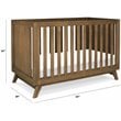 DaVinci Otto Pine Wood 3-in-1 Convertible Crib in Walnut