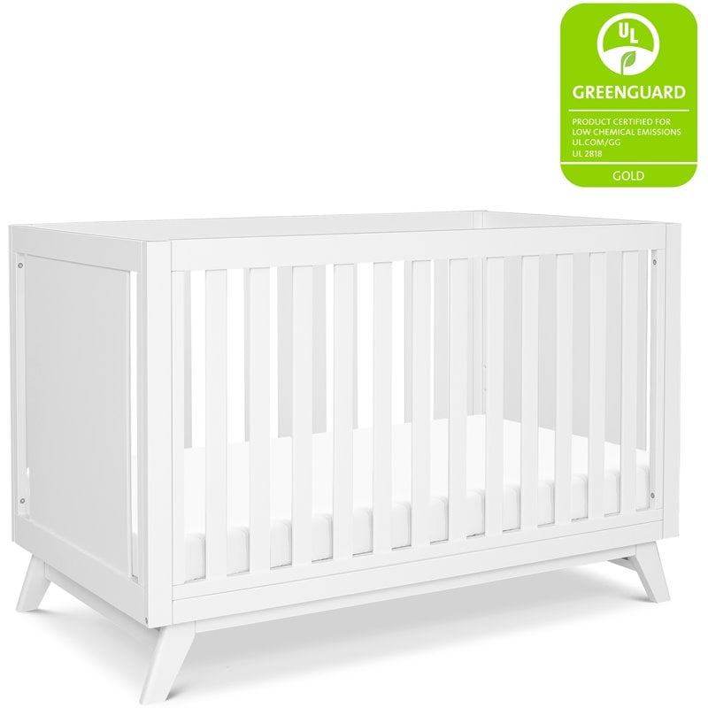 DaVinci Otto Pine Wood 3-in-1 Convertible Crib in White
