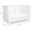 DaVinci Otto Pine Wood 3-in-1 Convertible Crib in White
