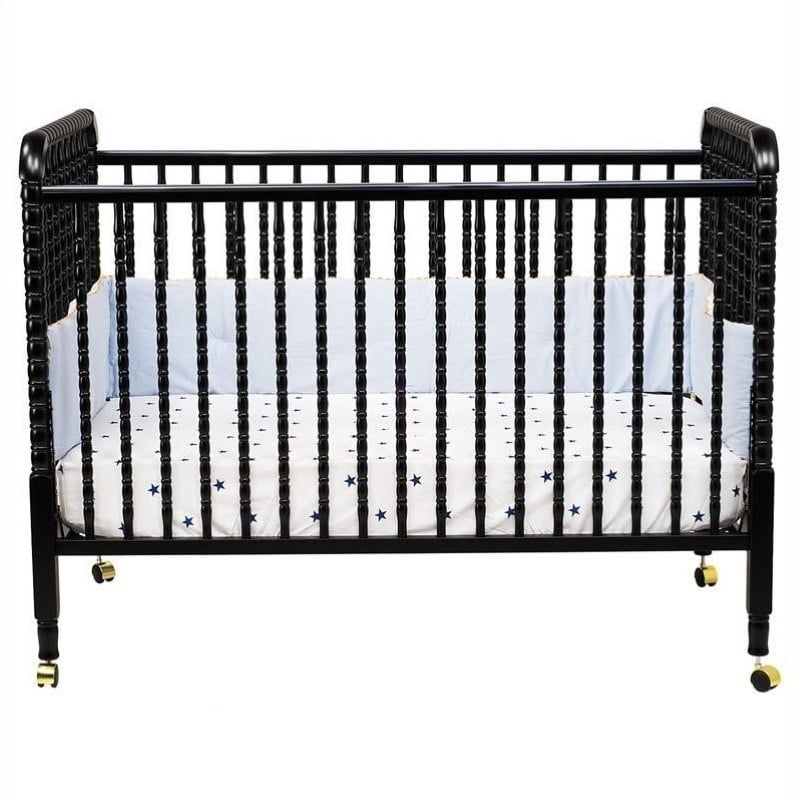 DaVinci Jenny Lind 3in1 Convertible Crib with Changing Table in Ebony