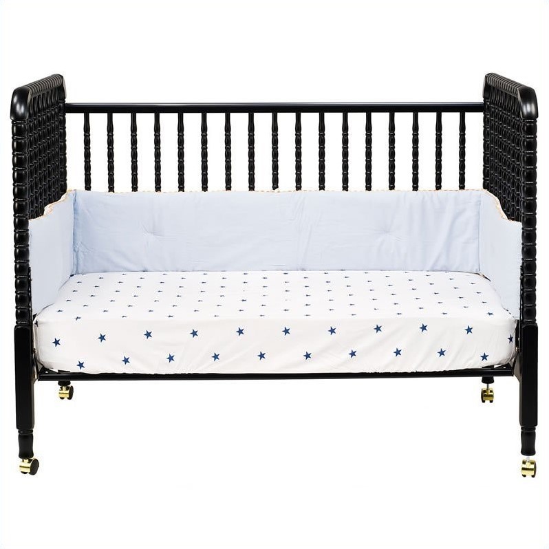 DaVinci Jenny Lind 3in1 Convertible Crib with Changing Table in Ebony