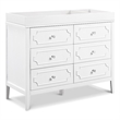 Davinci Chloe Regency 6-Drawer Modern Pine Wood and MDF Dresser in White