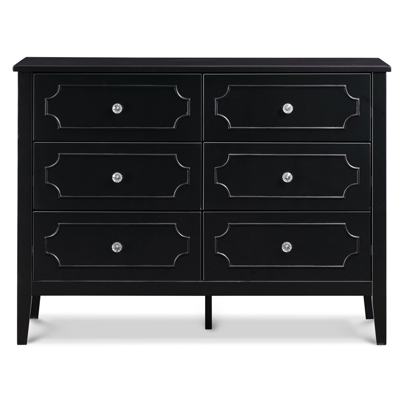 Davinci Chloe Regency 6Drawer Modern Pine Wood and MDF Dresser in