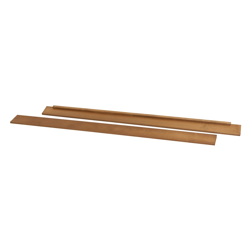 Davinci Pine Wood Twin/Full-Size Bed Conversion Kit (M5789) in Forest Green