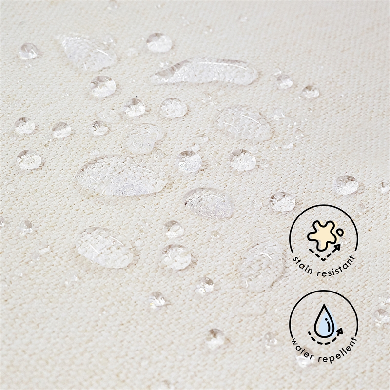 Davinci Penny Modern Polyester Fabric Recliner and Swivel Glider in Cream