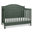 Davinci Charlie Modern Pine Wood and MDF 4-In-1 Convertible Crib in Forest Green