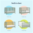 DaVinci Sammy Scallop 4-in-1  Convertible Crib in Green