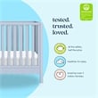 DaVinci Sammy Scallop 4-in-1  Convertible Crib in Light Blue