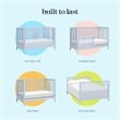 DaVinci Sammy Scallop 4-in-1  Convertible Crib in Light Blue