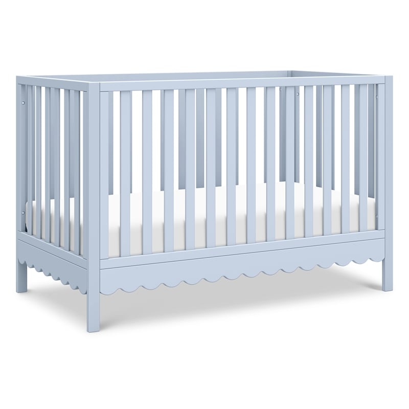 DaVinci Sammy Scallop 4-in-1  Convertible Crib in Light Blue