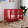DaVinci Sammy Scallop 4-in-1  Convertible Crib in Red