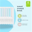 DaVinci Sammy Scallop 4-in-1  Convertible Crib in White