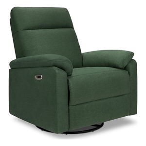 DaVinci Suzy Electronic Recliner and Swivel Glider/USB Charging Port in Green