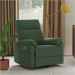 DaVinci Suzy Electronic Recliner and Swivel Glider/USB Charging Port in Green