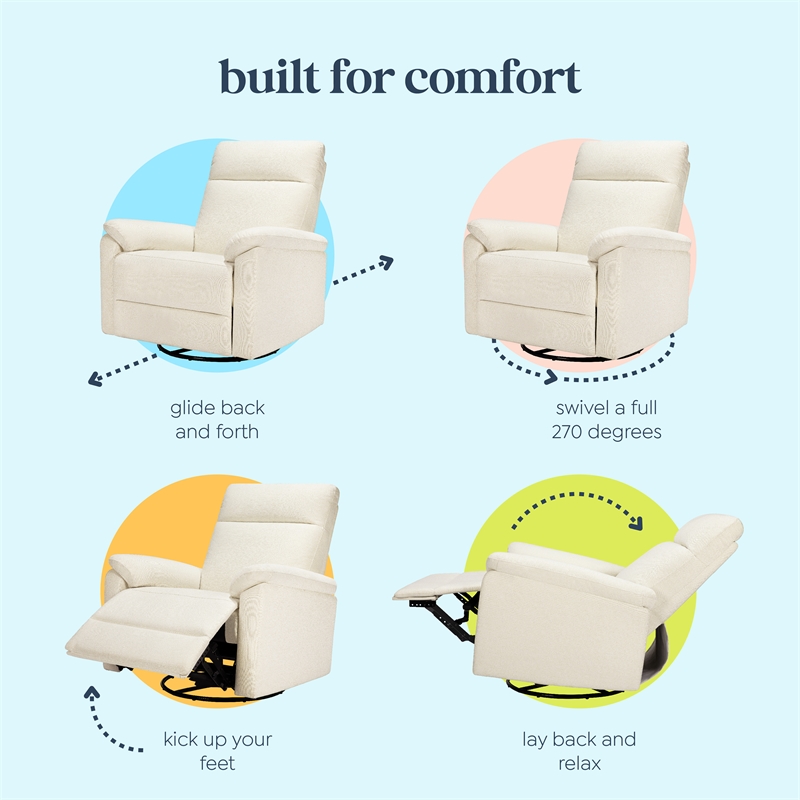 Suzy Electronic Recliner and Swivel Glider / USB Charging Port