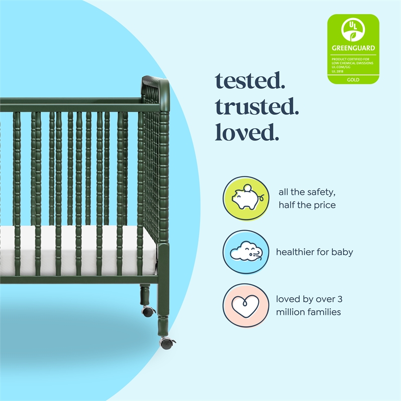DaVinci Jenny Lind 3-in-1 Convertible Crib in Green