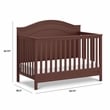 DaVinci Charlie 4-in-1 Convertible Crib in Red Oak