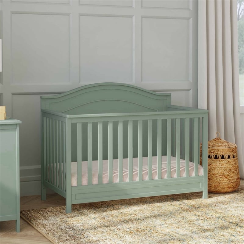 DaVinci Charlie 4-in-1 Convertible Crib in Green