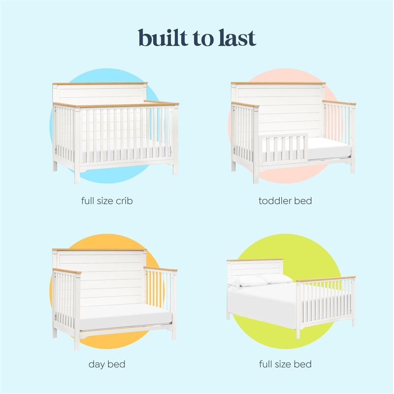 DaVinci Shea 4-in-1 Convertible Crib in Off White