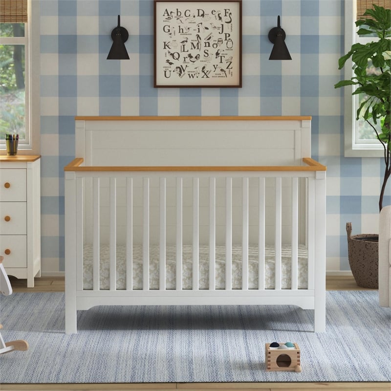 DaVinci Shea 4-in-1 Convertible Crib in Off White