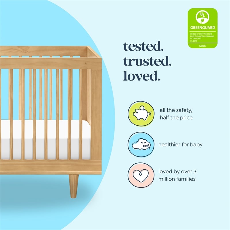 DaVinci Marley 3-in-1 Convertible Crib in Light Brown
