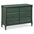 DaVinci Jenny Lind Spindle 6-Drawer Dresser in Green