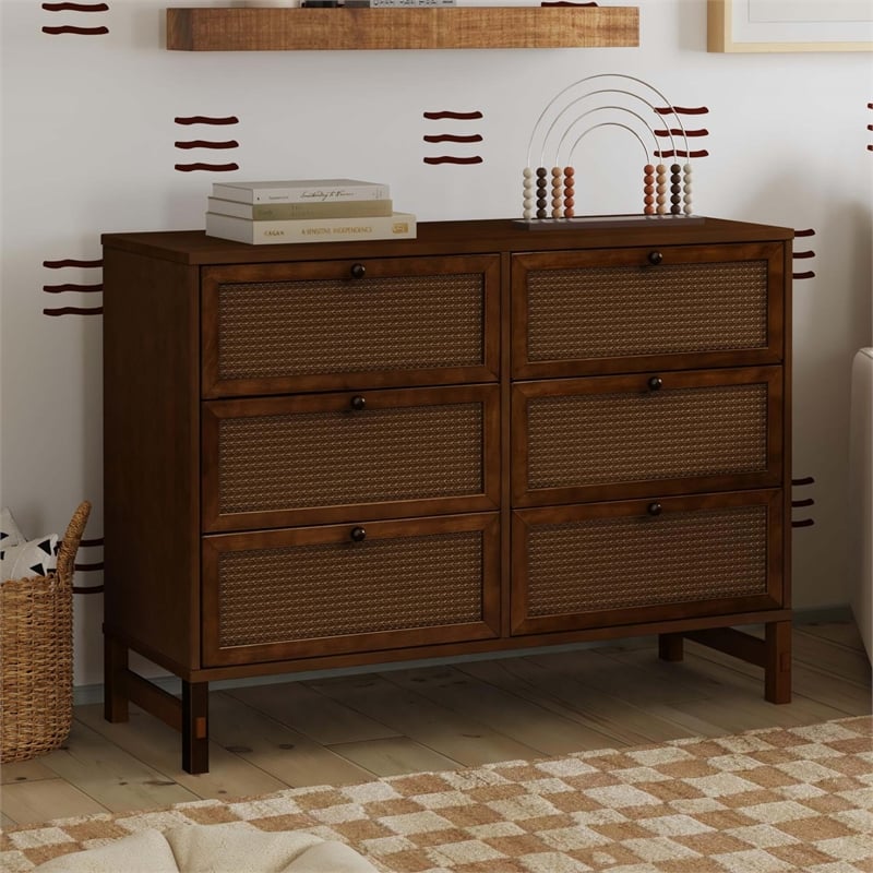 DaVinci Margot 6-Drawer Dresser in Brown