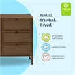 DaVinci Margot 6-Drawer Dresser in Brown