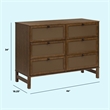 DaVinci Margot 6-Drawer Dresser in Brown