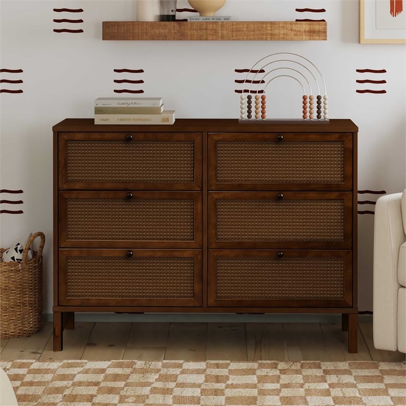 DaVinci Margot 6-Drawer Dresser in Brown