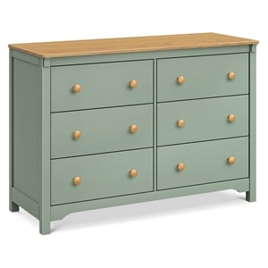DaVinci Shea 6-Drawer Dresser in Green